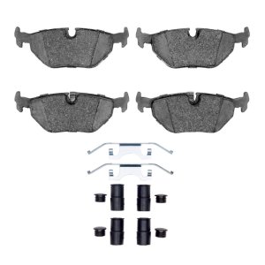 BMW 530I Brake Pads - Rear - R1 Concepts - Semi Met - `96-`03